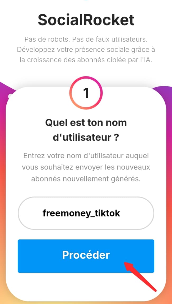 igadder - site pour gagner des abo tiktok 2